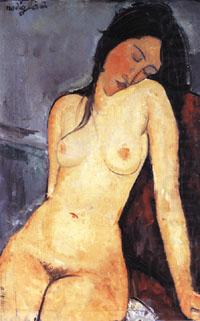 Seated Nude, Amedeo Modigliani